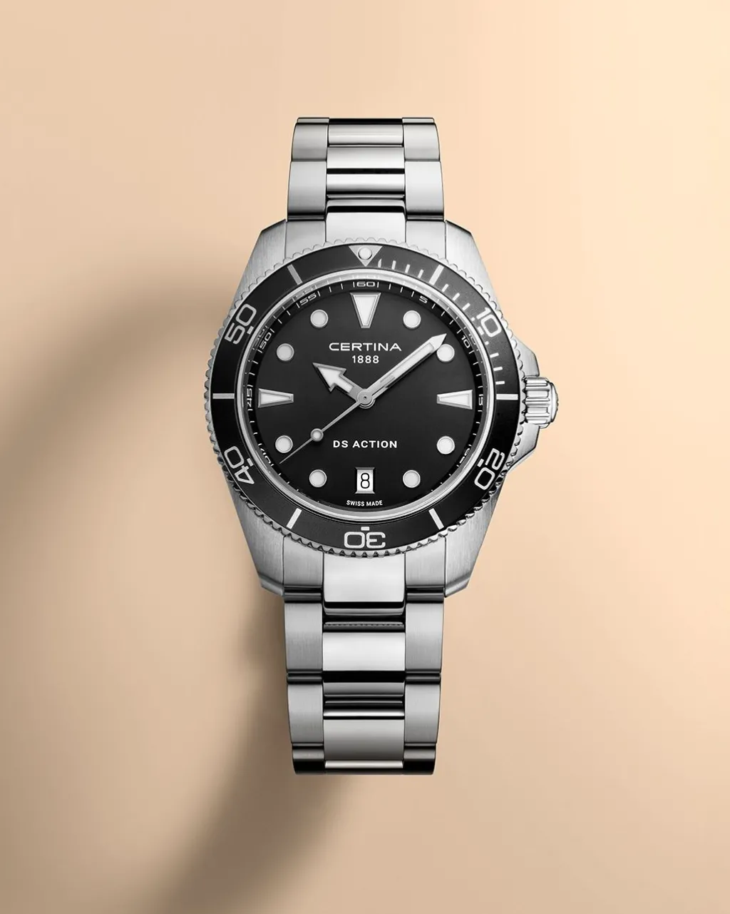 New DS Action Sort 40 mm Dykkerklokker | Til Han