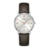 Best DS Caimano med skinnrem sølvfarget skive 39 mm Til Han