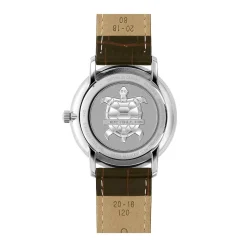 Best DS Caimano med skinnrem sølvfarget skive 39 mm Til Han