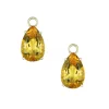 Best Charms i gult gull med citrin 5,09 ct Ørepynt