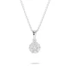Hot Diamantanheng 0,33 ct rosettdesign Halssmykker