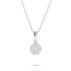 Hot Diamantanheng 0,33 ct rosettdesign Halssmykker