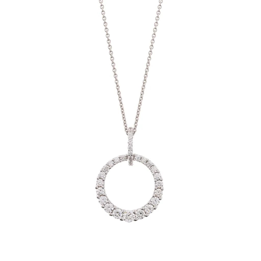 Discount Diamantanheng ring 1,00 ct Halssmykker