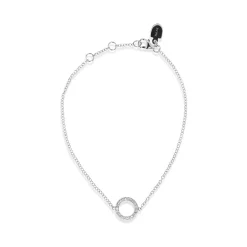 Hot Diamantarmbånd hvitt gull med diamanter 0,10 ct Armbånd