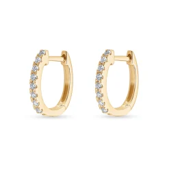 New Diamantcreoler 0,19 ct Ørepynt