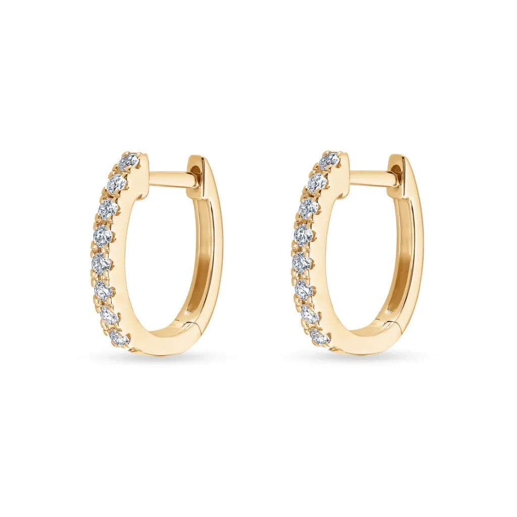 New Diamantcreoler 0,19 ct Ørepynt