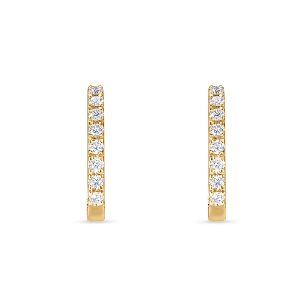 New Diamantcreoler 0,19 ct Ørepynt