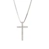 Best Diamantkors i hvitt gull 0,16 ct Halssmykker