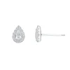 New Diamantørepynt i hvitt gull dråpeformet 0,49 ct Ørepynt