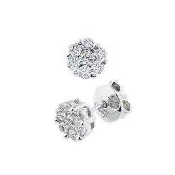 New Diamantørepynt rosett 0,50 ct Ørepynt