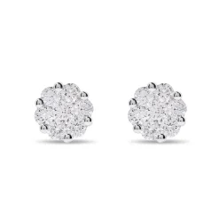 New Diamantørepynt rosett 0,65 ct Ørepynt