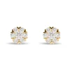 New Diamantørepynt rosett 0,16 ct i gult gull Ørepynt