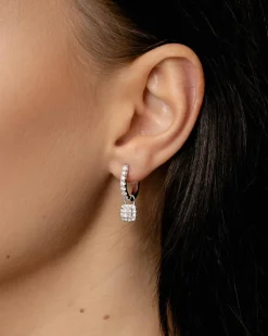 Fashion Diamantøreringer 0,50 ct i hvitt gull Ørepynt