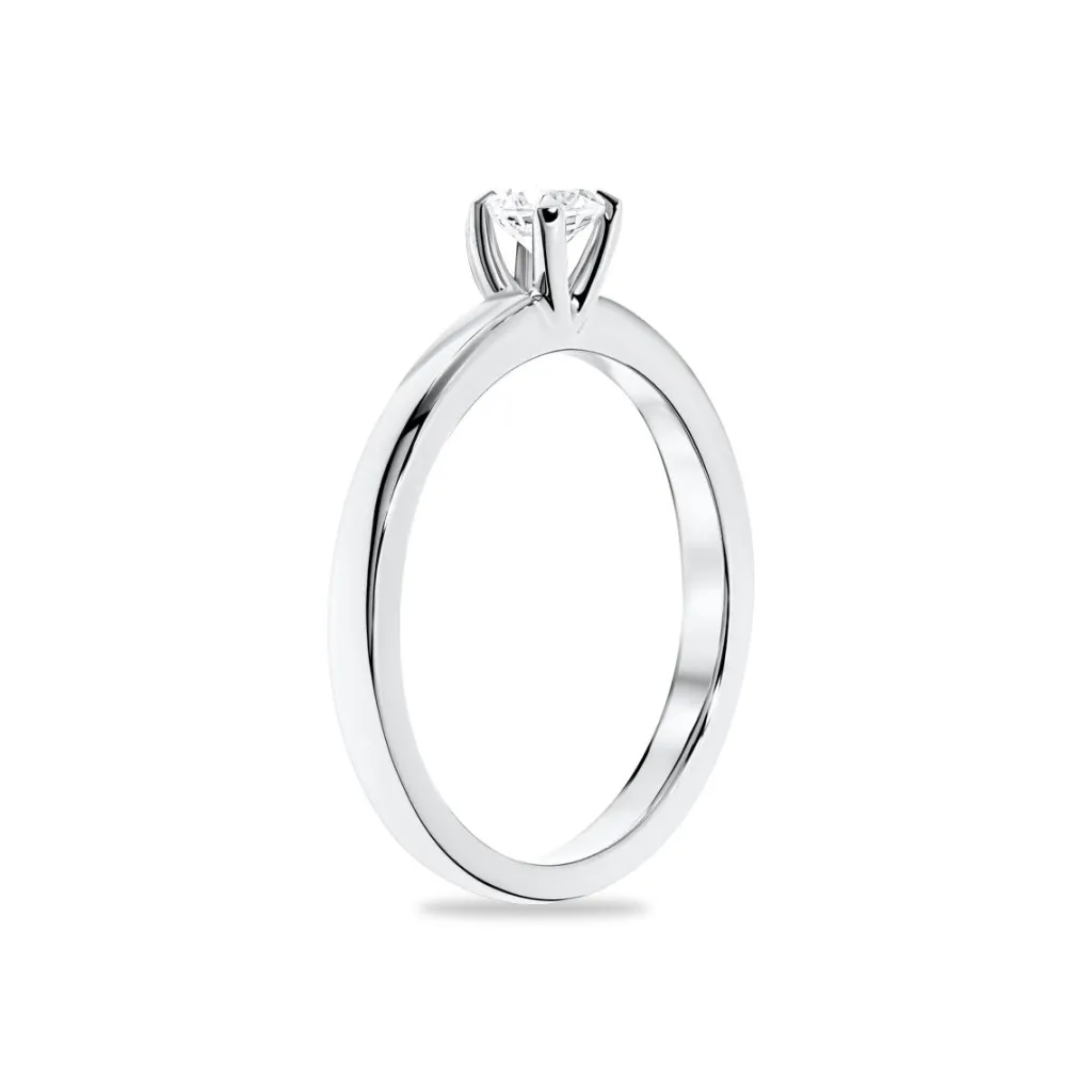 Sale Diamantring 0,25 ct hvitt gull Elegance Forever Ringer