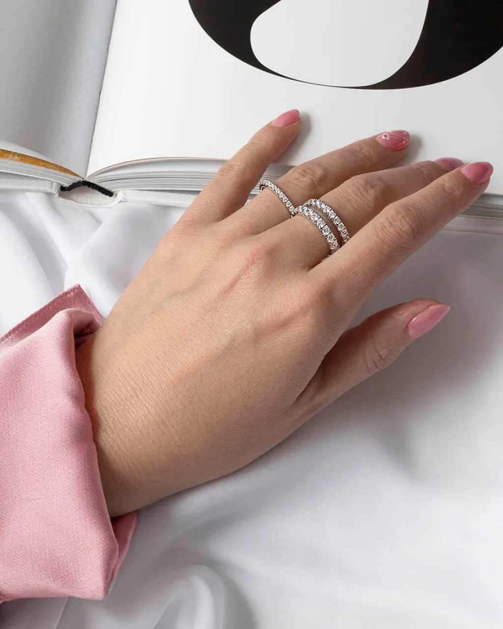 Clearance Diamantring - Eternity Venice 0,25 ct Ringer