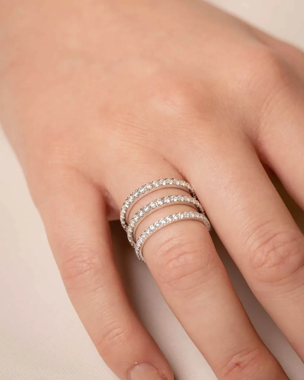Best Diamantring - Full Eternity Venice 0,75 ct Ringer