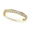 Outlet Diamantring gult gull - Eternity Positano 0,25 ct Ringer