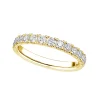 Hot Diamantring gult gull - Eternity Venice 0,75 ct Ringer