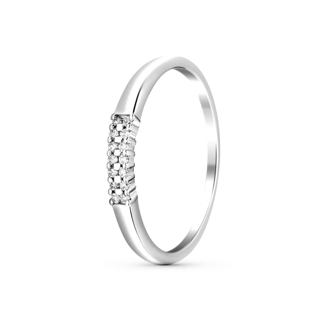 Best Diamantring hvitt gull 0,06 ct Ringer