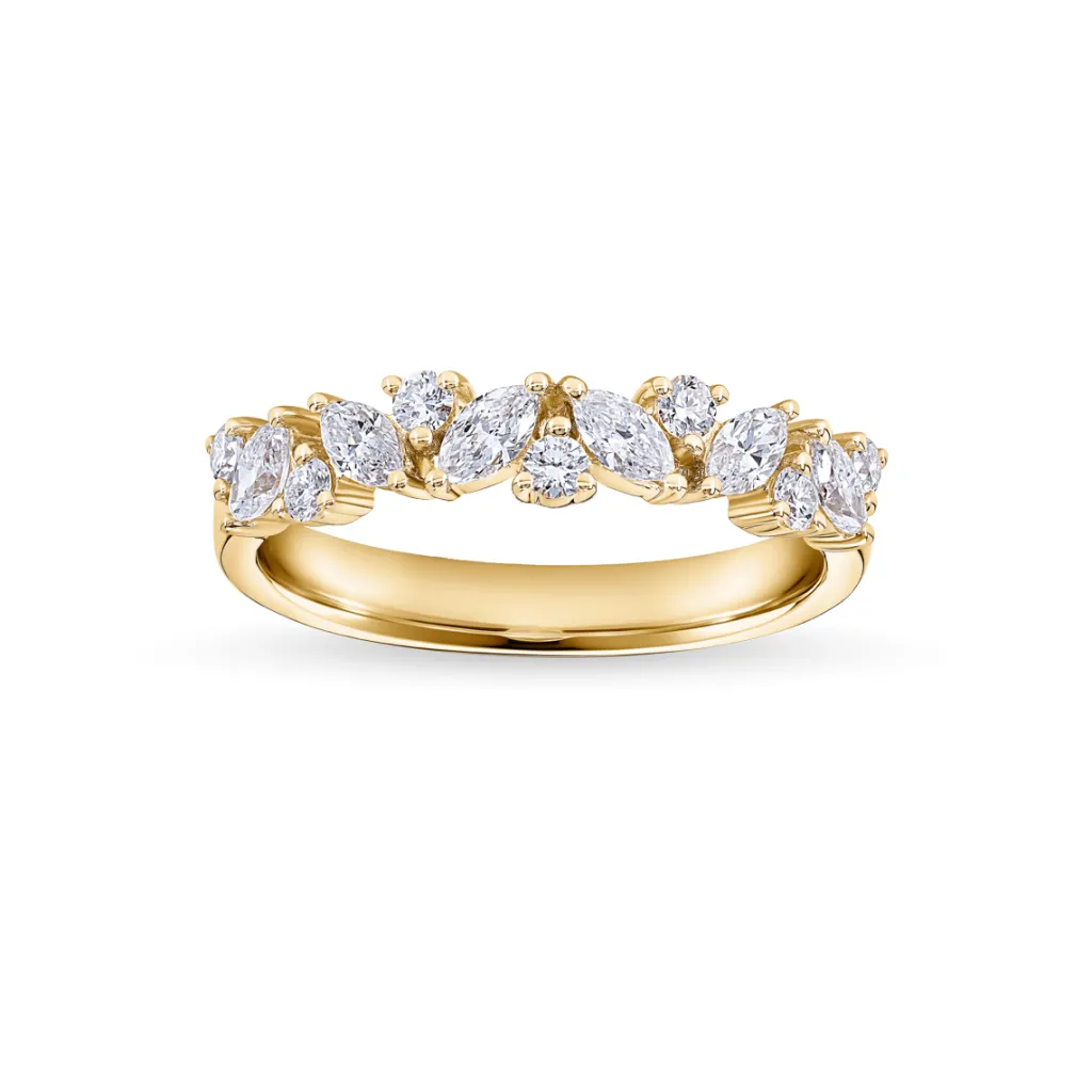Online Diamantring i gult gull 0,67 ct Ringer