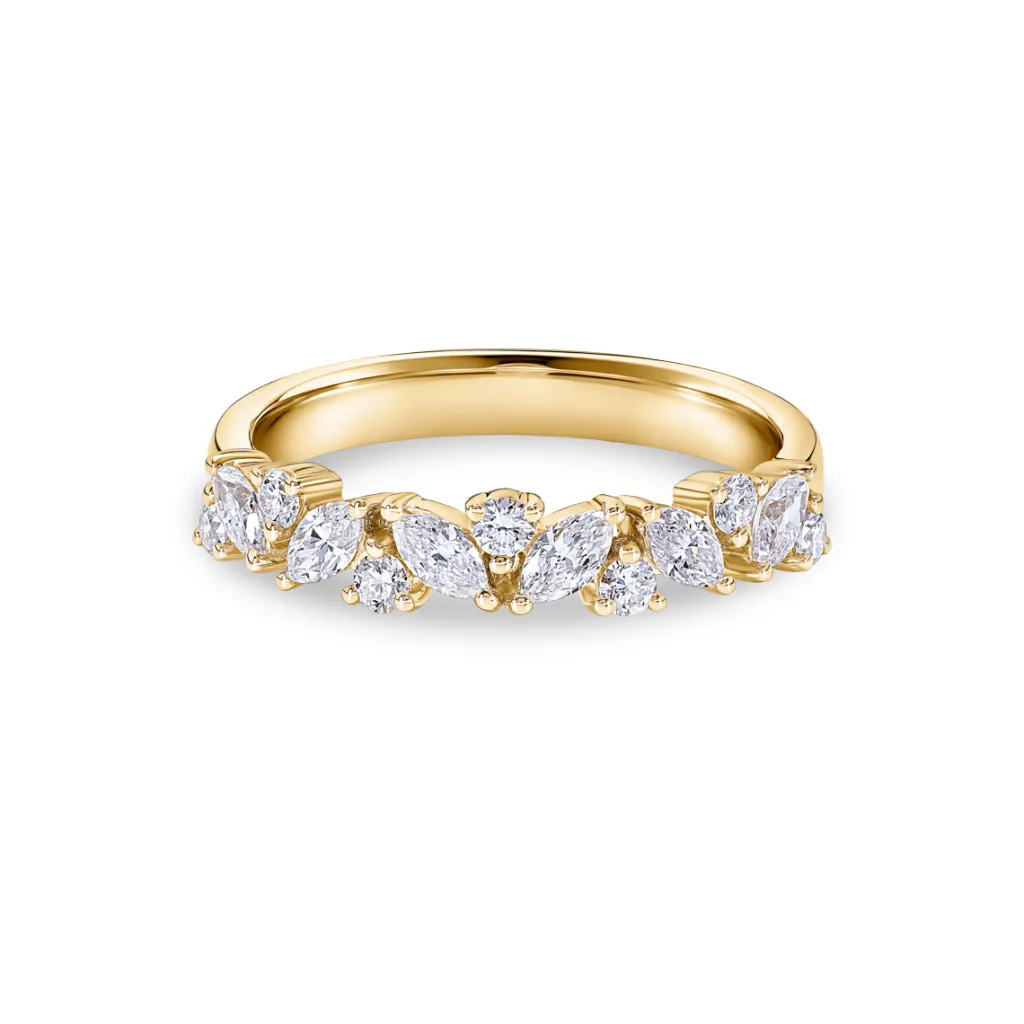 Online Diamantring i gult gull 0,67 ct Ringer