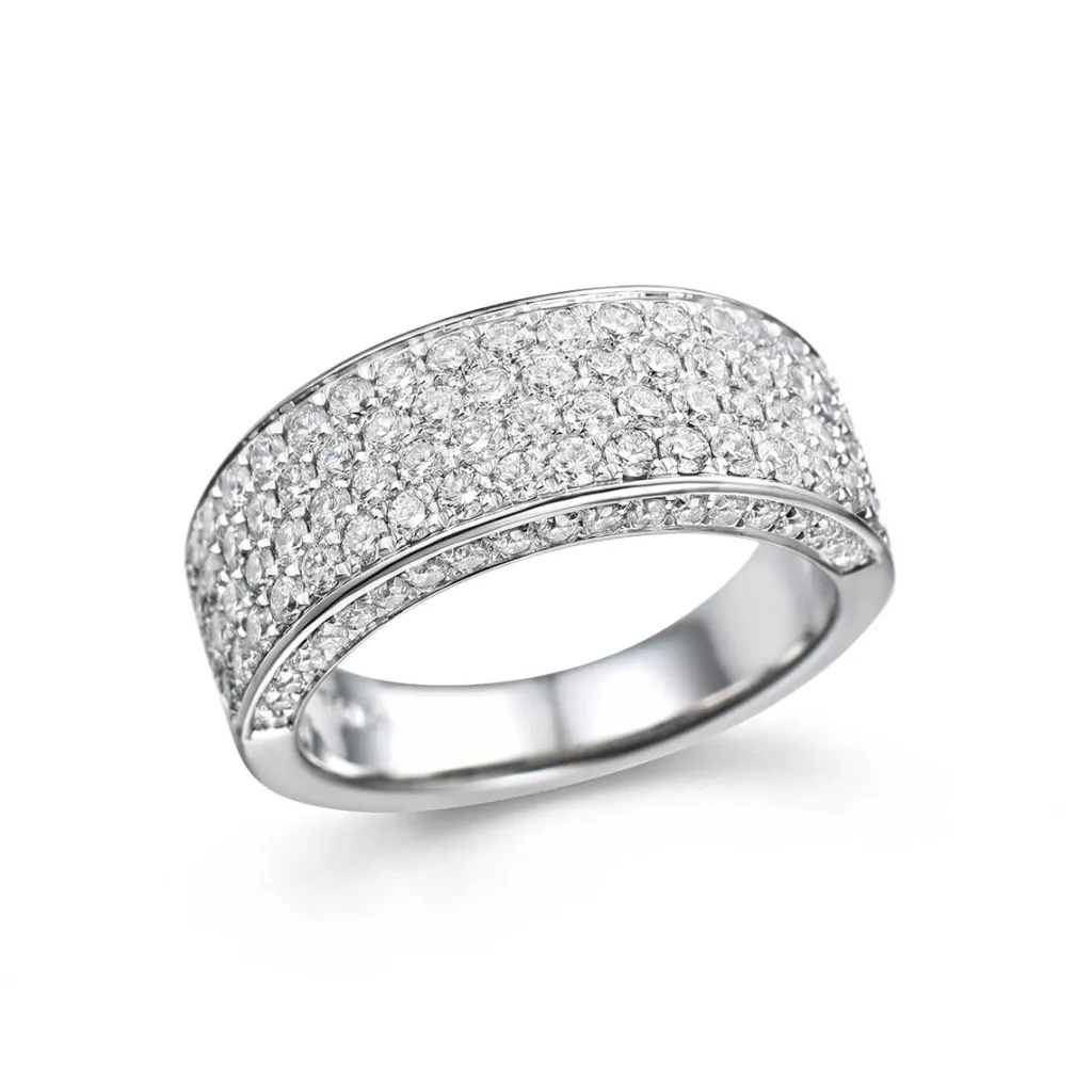 Discount Diamantring i hvitt gull 1,50 ct Ringer