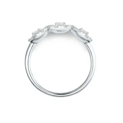Clearance Diamantring i hvitt gull 0,96 ct Ringer