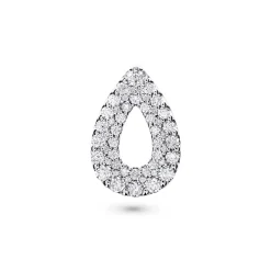 Outlet Dråpeanheng i hvitt gull med diamanter 1,10 ct Halssmykker