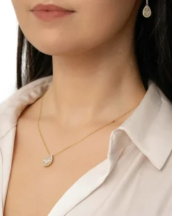 Fashion Dråpeformet halssmykke med diamanter i ulik slip 1,00 ct Halssmykker