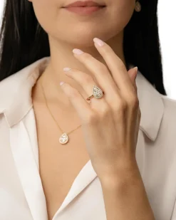 Fashion Dråpeformet halssmykke med diamanter i ulik slip 1,00 ct Halssmykker