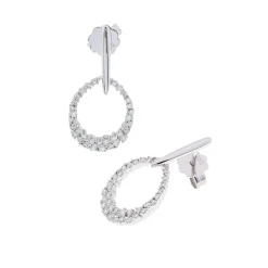 Fashion Eksklusive diamantørepynt 0,46 ct Ørepynt