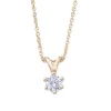 New Elegance anheng 0,30 ct gult gull Halssmykker