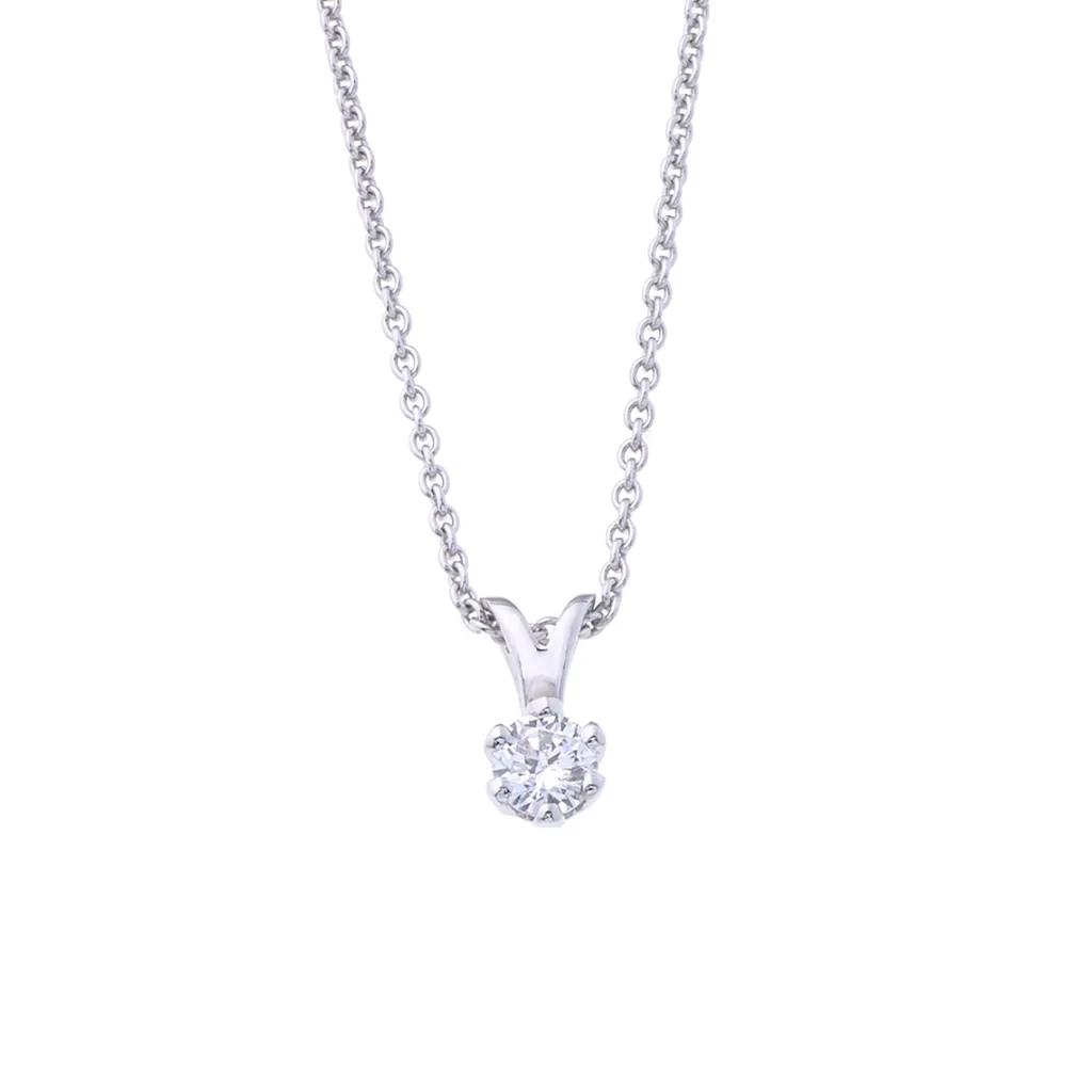 Discount Elegance diamantanheng 0,15 ct Halssmykker