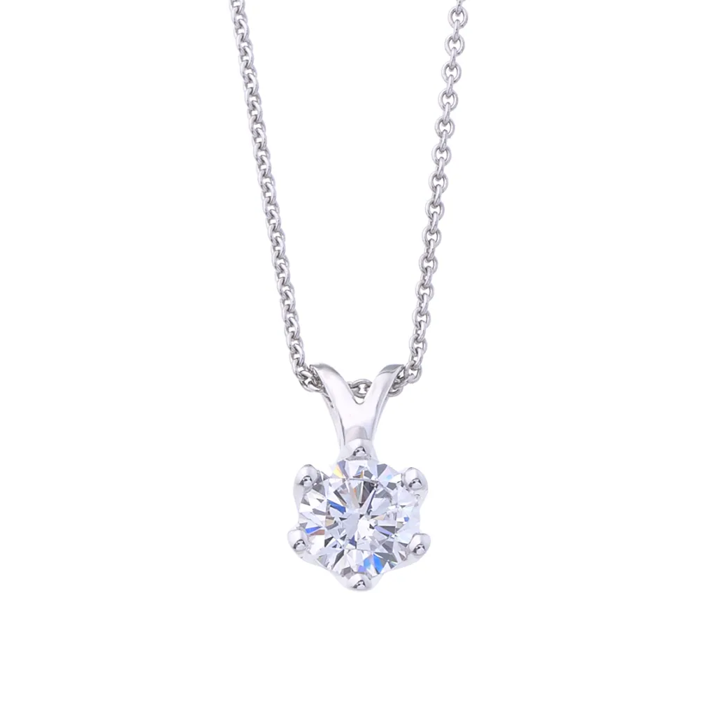 Sale Elegance diamantanheng 1,01 ct Halssmykker