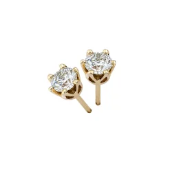 Discount Elegance diamantørepynt 0,20 ct gult gull Ørepynt