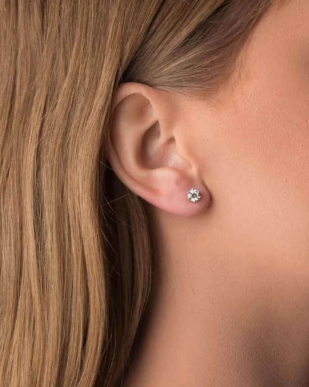 Discount Elegance diamantørepynt 0,80 ct gult gull Ørepynt