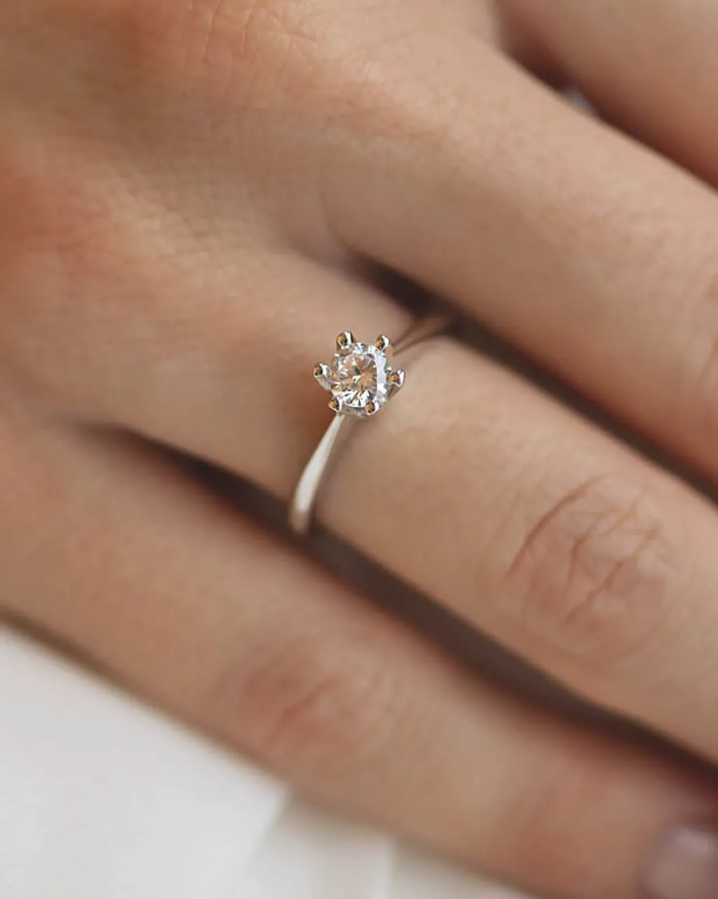 Clearance Elegance diamantring 0,40 ct Ringer