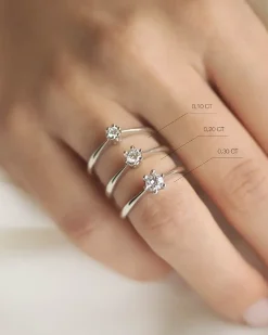 Best Elegance diamantring 0,20 ct Ringer