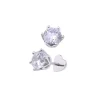 Clearance Elegance enstens hvitt gulls ørepynt 1,02 ct Ørepynt
