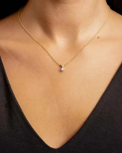Best Elegance Exclusive anheng gult gull 0,24 ct Halssmykker