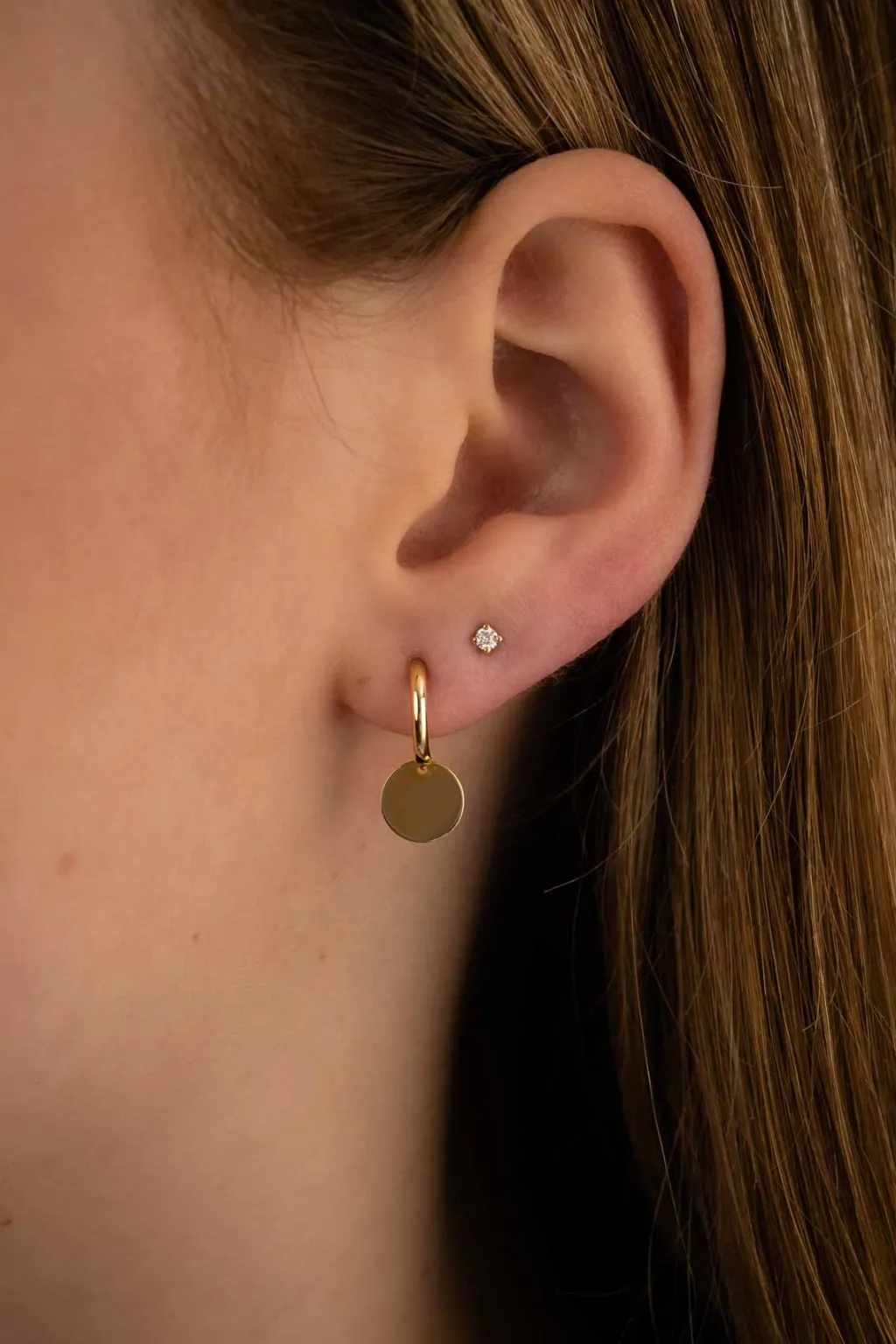New Enstens diamantørepynt 0,07 ct Ørepynt