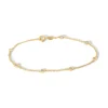 Sale Forgylt sølvarmbånd med cubic zirkonia 17+3 cm Armbånd