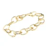 Discount Forgylt sølvarmbånd med lenker 19,5 cm Armbånd