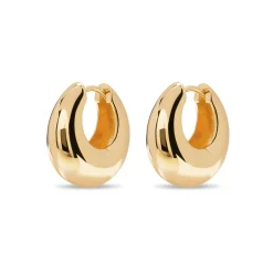 Fashion Forgylte sølvcreoler 20 mm Ørepynt