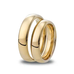 New Giftering 5,0 mm gult gull komfort Ringer
