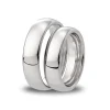 Hot Giftering 6,0 mm hvitt gull komfort Ringer