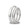 Online Giftering 3,5 mm hvitt gull komfort Ringer