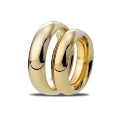 Online Giftering i gult gull Promise 6,0 mm buet profil Ringer