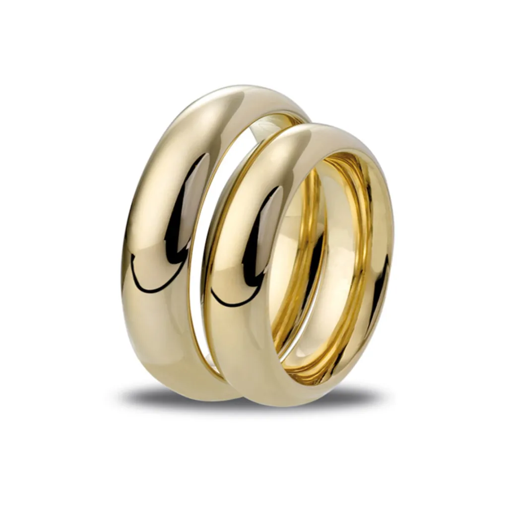 Clearance Giftering Promise gult gull 5 mm rund Ringer