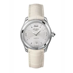 Sale Glashütte Lady Serenade hvit 36 mm Til Henne